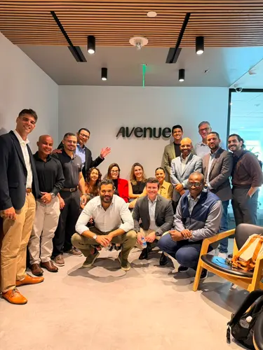 Grupo na Avenue em Miami